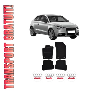 Set Covorase Presuri AUDI A1 (8X1, 8XK) din 2010-2018, Auto, Material Textil Mocheta, AUDI