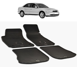 Set covorase presuri AUDI A4 B5 din 1995-2000, auto, din cauciuc thermoplastic - Img 2