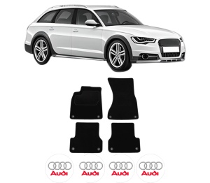 Set Covorase Presuri AUDI A6 Allroad C7 (4GH, 4GJ) din 2012-2018, Auto, Material Textil Mocheta, AUDI - Img 2
