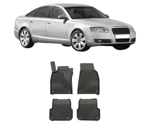 Set covorase presuri AUDI A6 C6 (4F2) din 2004-2011, auto, din cauciuc thermoplastic, AUDI - Img 2