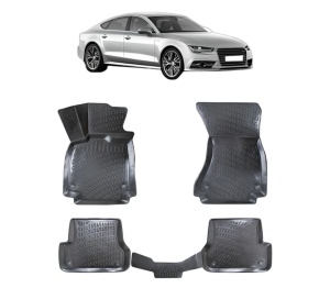 Set covorase presuri AUDI A7 4G8 din 2010-2017, auto, din cauciuc thermoplastic - Img 7