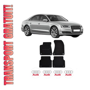 Set Covorase Presuri AUDI A8 D4 (4H2, 4H8, 4HC, 4HL) din 2009-2018, Auto, Material Textil Mocheta, AUDI