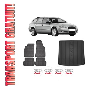 Set Covorase Presuri Auto Si Tavita Portbagaj AUDI A4 B7 Avant (8ED) din 2004-2008 AUDI