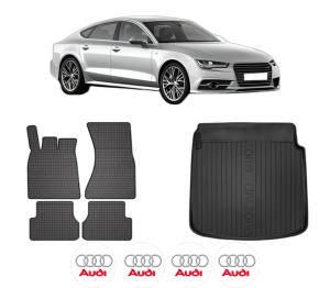 Set Covorase Presuri Auto Si Tavita Portbagaj AUDI A7 Sportback (4GA, 4GF) din 2010-2018 AUDI - Img 2