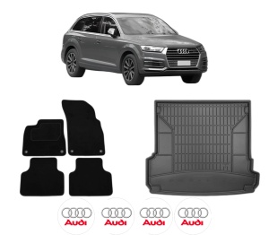 Set Covorase Presuri Auto Si Tavita Portbagaj AUDI Q7 (4MB, 4MG, 4MQ) din 2015-2024 AUDI - Img 2