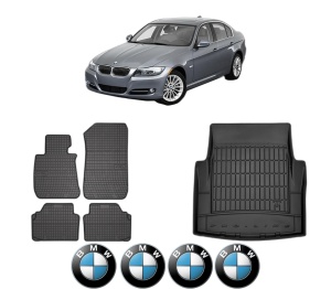 Set Covorase Presuri Auto Si Tavita Portbagaj BMW Seria 3 (E90) din 2004-2011 BMW - Img 2
