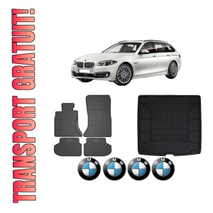 Set Covorase Presuri Auto Si Tavita Portbagaj BMW Seria 5 Touring (F11) din 2009-2017 BMW