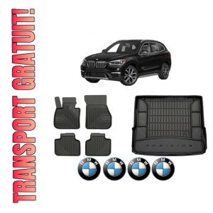 Set Covorase Presuri Auto Si Tavita Portbagaj BMW Seria X1 (F48) din 2014-2022 BMW