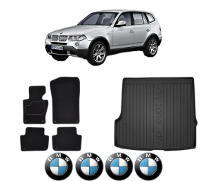 Set Covorase Presuri Auto Si Tavita Portbagaj BMW Seria X3 (E83) din 2003-2011 BMW - Img 2