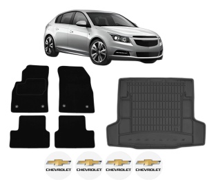 Set Covorase Presuri Auto Si Tavita Portbagaj CHEVROLET CRUZE Hatchback (J305) din 2011-2015 CHEVROLET - Img 2
