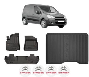 Set Covorase Presuri Auto Si Tavita Portbagaj CITROEN BERLINGO Box Body/MPV (B9) din 2008-2021 CITROEN - Img 2