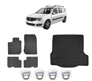 Set Covorase Presuri Auto Si Tavita Portbagaj DACIA LOGAN MCV II din 2013-2019 DACIA - Img 2
