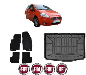 Set Covorase Presuri Auto Si Tavita Portbagaj FIAT PUNTO (199_) din 2012-2018 FIAT - Img 2