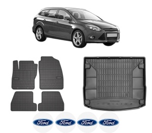 Set Covorase Presuri Auto Si Tavita Portbagaj FORD FOCUS III Turnier din 2010-2020 FORD - Img 2