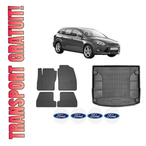 Set Covorase Presuri Auto Si Tavita Portbagaj FORD FOCUS III Turnier din 2010-2020 FORD