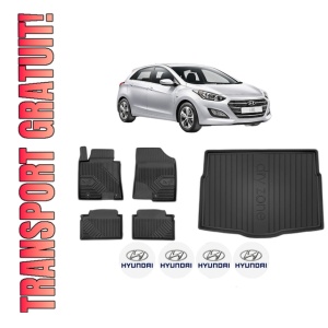 Set Covorase Presuri Auto Si Tavita Portbagaj HYUNDAI i30 (GD) din 2011-2016 HYUNDAI