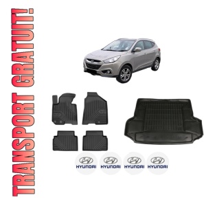 Set Covorase Presuri Auto Si Tavita Portbagaj HYUNDAI ix35 (LM, EL, ELH) din 2009-2015 HYUNDAI