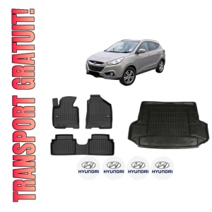 Set Covorase Presuri Auto Si Tavita Portbagaj HYUNDAI ix35 (LM, EL, ELH) din 2009-2015 HYUNDAI