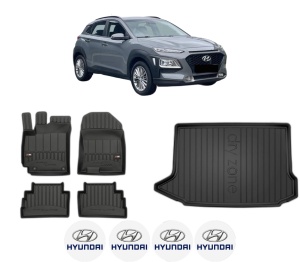 Set Covorase Presuri Auto Si Tavita Portbagaj HYUNDAI KONA (OS, OSE, OSI) din 2017-2023 HYUNDAI - Img 2