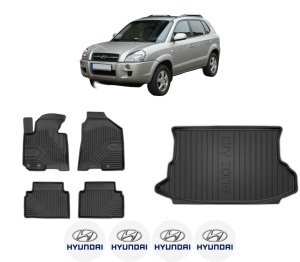 Set Covorase Presuri Auto Si Tavita Portbagaj HYUNDAI TUCSON SUV Van (JM) din 2004-2010 HYUNDAI - Img 2