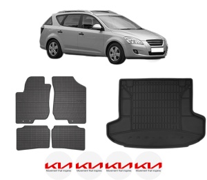 Set Covorase Presuri Auto Si Tavita Portbagaj KIA CEE'D SW (ED) din 2007-2012 KIA - Img 2