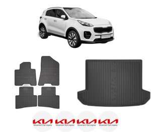 Set Covorase Presuri Auto Si Tavita Portbagaj KIA SPORTAGE IV (QL, QLE) din 2015-2022 KIA - Img 2
