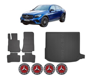 Set Covorase Presuri Auto Si Tavita Portbagaj MERCEDES-BENZ GLC Coupe (C253) din 2016-2023 MERCEDES-BENZ - Img 2