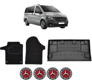 Set Covorase Presuri Auto Si Tavita Portbagaj MERCEDES-BENZ VITO Tourer (W447) din 2014-2015 MERCEDES-BENZ - Img 2