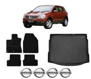 Set Covorase Presuri Auto Si Tavita Portbagaj NISSAN QASHQAI I (J10, NJ10) din 2006-2014 NISSAN - Img 2