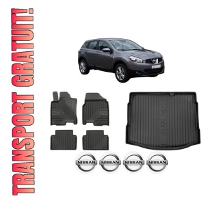 Set Covorase Presuri Auto Si Tavita Portbagaj NISSAN QASHQAI I VAN (J10) din 2013-2014 NISSAN