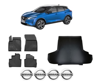 Set Covorase Presuri Auto Si Tavita Portbagaj NISSAN QASHQAI III (J12) din 2021-2022 NISSAN - Img 2