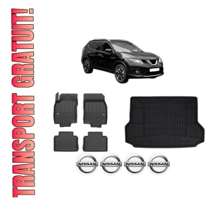 Set Covorase Presuri Auto Si Tavita Portbagaj NISSAN X-TRAIL III (T32_, T32R, T32RR) din 2014-2021 NISSAN