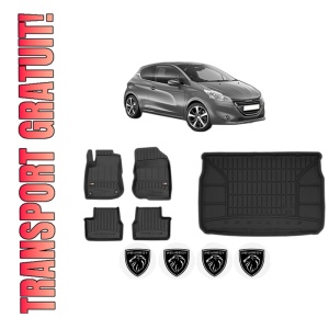 Set Covorase Presuri Auto Si Tavita Portbagaj PEUGEOT 208 I (CA_, CC_) din 2012-2019 PEUGEOT