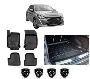Set Covorase Presuri Auto Si Tavita Portbagaj PEUGEOT 208 II (UB_, UP_, UW_, UJ_) din 2019-2023 PEUGEOT - Img 2
