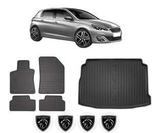 Set Covorase Presuri Auto Si Tavita Portbagaj PEUGEOT 308 II (LB_, LP_, LW_, LH_, L3_) din 2013-2021 PEUGEOT - Img 2