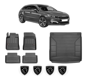 Set Covorase Presuri Auto Si Tavita Portbagaj PEUGEOT 508 SW I (8E_) din 2010-2018 PEUGEOT - Img 2
