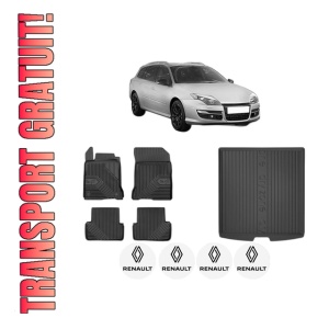 Set Covorase Presuri Auto Si Tavita Portbagaj RENAULT LAGUNA III Grandtour (KT0/1) din 2007-2015 RENAULT