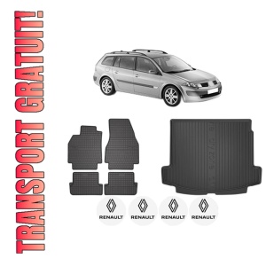 Set Covorase Presuri Auto Si Tavita Portbagaj RENAULT MEGANE II Estate (KM0/1_) din 2003-2011 RENAULT