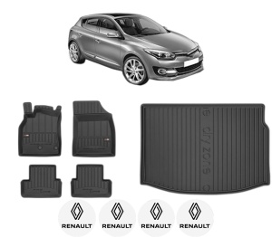 Set Covorase Presuri Auto Si Tavita Portbagaj RENAULT MEGANE III Hatchback (BZ0/1_, B3_) din 2008-2017 RENAULT - Img 2