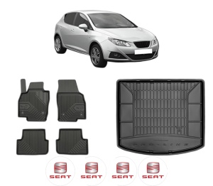 Set Covorase Presuri Auto Si Tavita Portbagaj SEAT IBIZA IV (6J5, 6P1) din 2008-2017 SEAT - Img 2