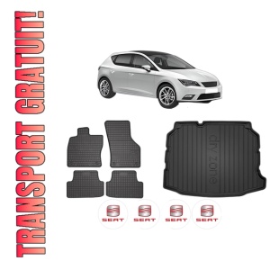 Set Covorase Presuri Auto Si Tavita Portbagaj SEAT LEON (5F1) din 2012-2020 SEAT
