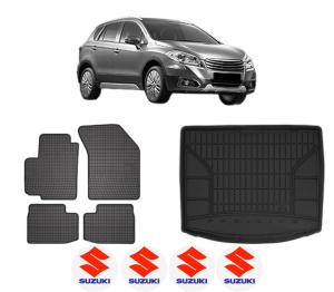 Set Covorase Presuri Auto Si Tavita Portbagaj SUZUKI SX4 S-CROSS (JY) din 2013-2022 SUZUKI - Img 2