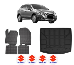 Set Covorase Presuri Auto Si Tavita Portbagaj SUZUKI SX4 S-CROSS (JY) din 2013-2022 SUZUKI - Img 2