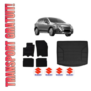 Set Covorase Presuri Auto Si Tavita Portbagaj SUZUKI SX4 S-CROSS (JY) din 2013-2022 SUZUKI