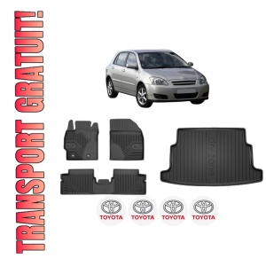 Set Covorase Presuri Auto Si Tavita Portbagaj TOYOTA COROLLA (_E12_) din 2001-2007 TOYOTA