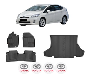 Set Covorase Presuri Auto Si Tavita Portbagaj TOYOTA PRIUS (_W3_) din 2008-2016 TOYOTA - Img 2