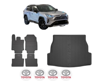 Set Covorase Presuri Auto Si Tavita Portbagaj TOYOTA RAV 4 V VAN (_A5_, _H5_) din 2018 TOYOTA - Img 2