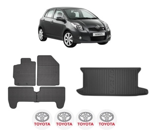 Set Covorase Presuri Auto Si Tavita Portbagaj TOYOTA YARIS (_P9_) din 2005-2014 TOYOTA - Img 2