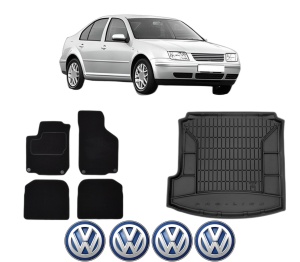 Set Covorase Presuri Auto Si Tavita Portbagaj Volkswagen BORA I (1J2) din 1998-2013 Volkswagen - Img 2