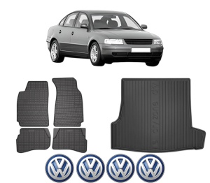 Set Covorase Presuri Auto Si Tavita Portbagaj Volkswagen PASSAT B5 (3B2) din 1996-2000 Volkswagen - Img 2